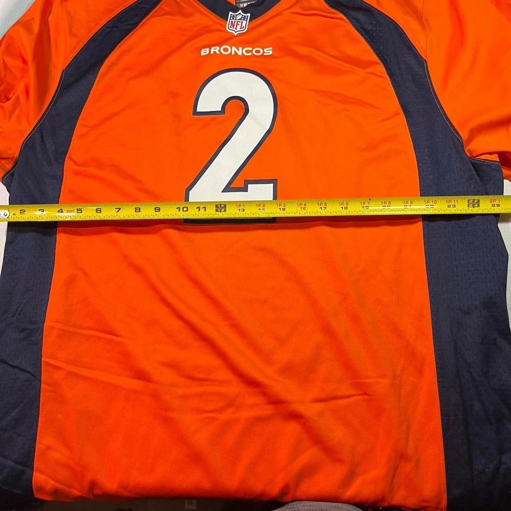 Nwt Nike Denver Broncos Patrick Surtain‎ II #2 Authentic Jersey Orange Size XXXL